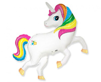 #BFK Balon foliowy 24 cale FX - Jednorożec tęczowy, pakowany