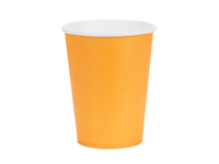 Kubeczki papierowe, jasny pomarańczowy, 250ml (1 op. / 6 szt.)