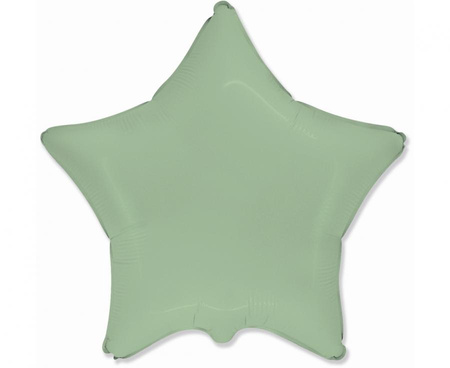 #BFK Balon foliowy 18" FX - Gwiazda (matowa Mint) KK