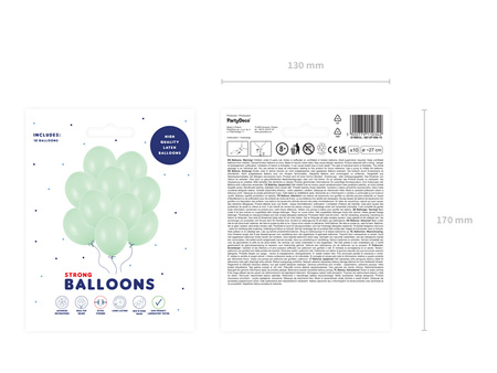 Balony Strong 30cm, Pastel Pale Pink (1 op. / 100 szt.)