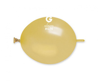 #BL Balon GLM6 metal Do girland - złote Dorato / 100 szt.