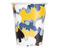 #ZKU Kubeczki papierowe Batman, 266 ml, 8 szt. (plastic-free) KK