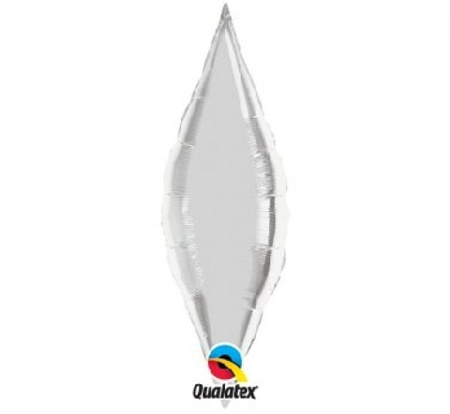 #BFK Balon foliowy 38" QL Taper, srebrny KK
