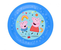 #ZTA Talerz wielokrotnego użytku 21 cm Peppa Pig Decorata Party (Hasbro), 1szt. KK