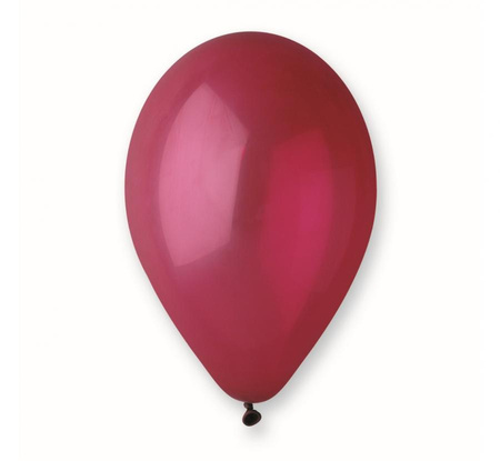 #BL Balony G90 pastel 10" - bordowe 47/ 100 szt.