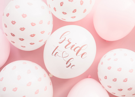 Balon foliowy Bride 45cm, biały