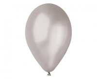 #BL Balony GM90 metal 10" - srebrne 38/ 100 szt.