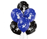 #BL Balony D11 Spaceman, 6 szt.