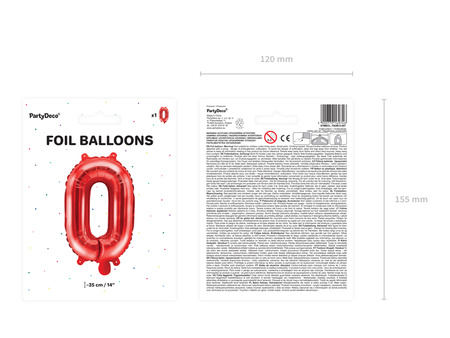 Balon Kula, 40cm, transparentny