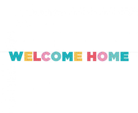 #DEGI Girlanda papierowa Welcome home, 250 cm