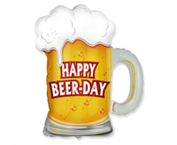 #BFK Balon foliowy 24"  FX - Kufel: Happy Beer-Day, niepakowany
