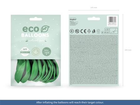 Balony Eco 30cm pastelowe, pomarańczowy (1 op. / 10 szt.)