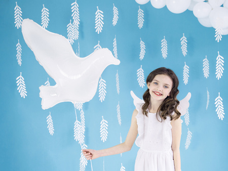 Baner Moje urodziny, srebrny, 16,5x90cm