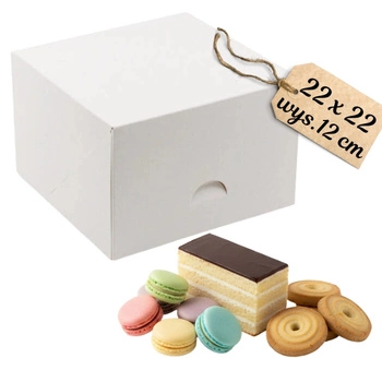 Pudełko cukiernicze 22x22x12 cm