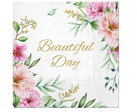 #ZSE Serwetki PAW wzorzyste Special Flowers 33x33 cm / 20 szt.