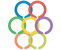 #BL Balony D4 - Rurki włoskie Party Mix / 100 szt.