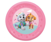 #ZTA Talerz wielokrotnego użytku Paw Patrol Skye and Everest Nickelodeon, różowy, 21 cm, 1 szt. KK
