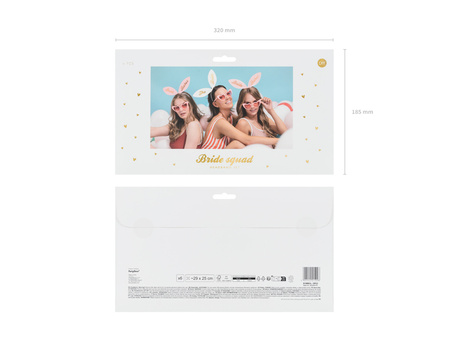 Baner Baby shower, 290x16.5 cm, złoty