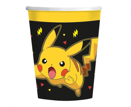 #ZKU Kubeczki papierowe Pokemon, 237 ml, 8 szt.