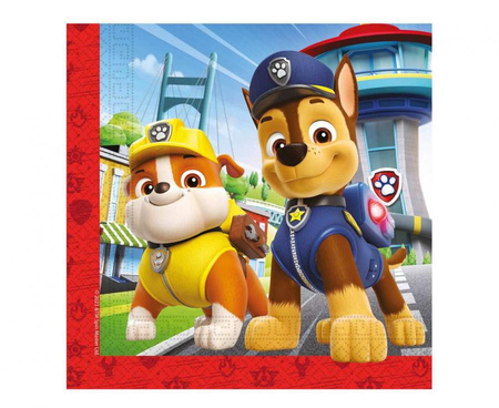 #ZSE Serwetki papierowe Paw Patrol Rescue Heroes, rozm. 33 x 33 cm, 20 szt. (papier FSC)