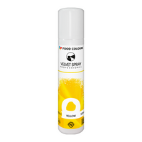 Zamsz w sprayu ŻÓŁTY Velvet Spray Yellow 100ml Food Colours