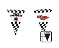#DEBA Baner flagi Racing, 30 x 20 cm, 6 m.