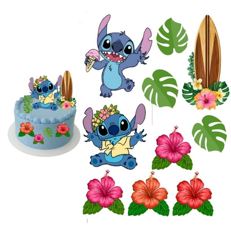 Opłatek na tort LILO & STICH WZ. II