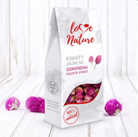 Kwiaty jadalne GOMFRENA WIECZNIK KULISTY 10g Love NATURE