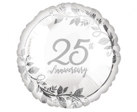 #BFK Balon foliowy 18" SHP -  Happy 25th anniversary