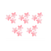 Dekoracja waflowa na tort KWIATUSZKI MINI RÓŻOWE 20 szt. Rose Decor