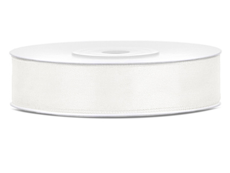 Tasiemka satynowa, pomarańcz, 12mm/25m (1 szt. / 25 mb.)