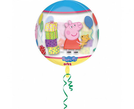 #BFK Balon foliowy 16" ORBZ - kula Świnka Peppa