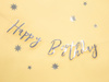 Balon foliowy Litera ''V'', 35cm, holograficzny
