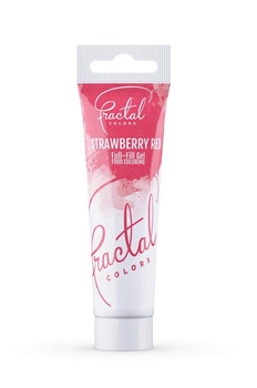 Barwnik spożywczy w żelu CZERWONY TRUSAWKOWY 30g Fractal Colors