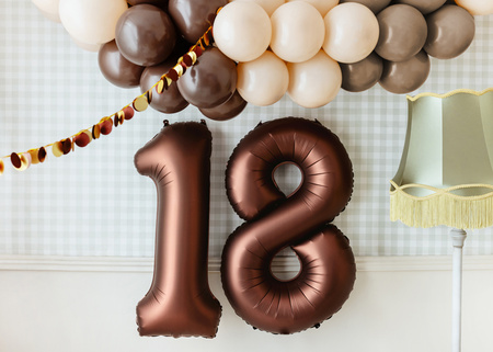 Balony Strong 27cm, Metallic Black (1 op. / 10 szt.)
