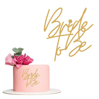 Decor topper na bok tortu wieczór panieński BRIDE TO BE wz.I