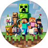 Wydruk jadalny Opłatek na tort MINECRAFT WZ.X