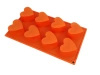 Foremka silikonowa do monoporcji pieczenia SERCA 30x17,5x4 cm 8 gniazd