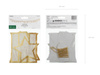 Baner papierowy Happy Birthday, mix, 220x14.5 cm