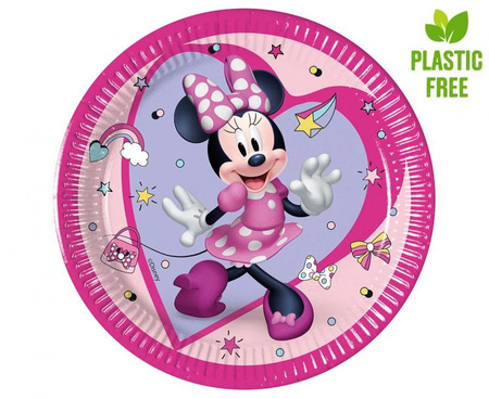 #ZTA Talerzyki papierowe Minnie Junior, next generation 20cm, 8 szt. (plastic-free)