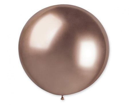 #BL Balon GB30, kula shiny 0,80m - różowo-złota 96