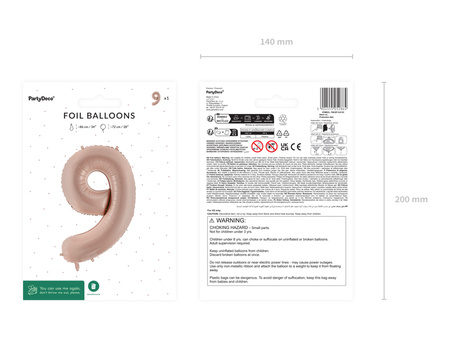 Balon foliowy Koparka, mix, 49x76,5 cm