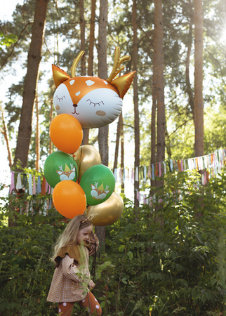 Balon foliowy Cyfra ''3'', 86cm, czerwony