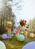 Balon foliowy Biedronka, 85x83 cm, mix