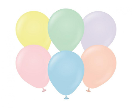#BL Balony  5" Macaron Assorted , 100 szt.