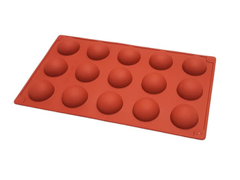 Forma silikonowa PÓŁKULE śr. 3,8 cm 15 gniazd