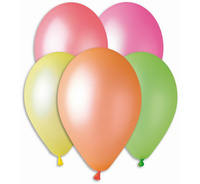 #BL Balon GF90 fluor 10" - "różnokolorowy" / 100 szt.