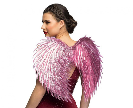 #STAI Skrzydła anioła Glam Pink, 55x50 cm