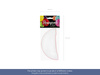 Balony 30cm, Kropki, Pastel Pure White (1 op. / 50 szt.)