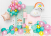 Balony Rainbow 23cm metalizowane, różowe złoto (1 op. / 10 szt.)